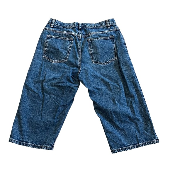 Northern Reflections 100% cotton Blue Denim capri pants women’s size 10 - Picture 7 of 11